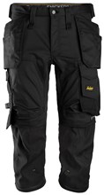 Snickers Stretch Piraten broek holsterzak 6142 zwart