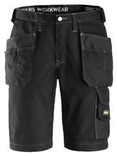 Snickers RipStop short 3023 zwart