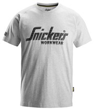 Snickers logo T-shirt grey melange