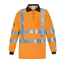 Poloshirt Hydrowear Macau FR-AS RWS oranje