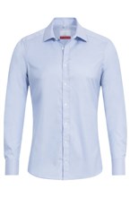 Greiff herenoverhemd SF 6689 zonder borstzak l.blue