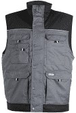 Bodywarmer Dassy Hulst cementgrijs/zwart