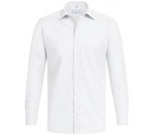 Greiff heren overhemd LS regular fit wit