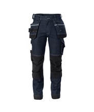 Dassy spijkerbroek stretch Melbourne jeansblauw/zwart