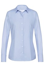 Greiff damesblouse basic LS 6515 lichtblauw