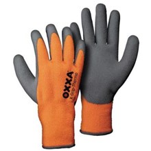 Handschoen Oxxa-Grip-Thermo oranje/zwart