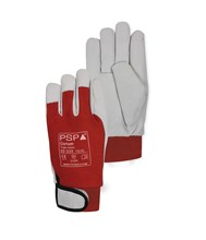 Werkhandschoen leren tropic met Velcro sluiting mt 10 12pr
