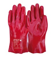 Handschoen Allround PVC rood 10-427 mt 10 12pr