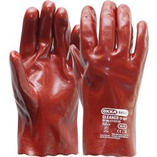 Handschoen OXXA 17-027 PVC rood 27cm maat 10 12 paar