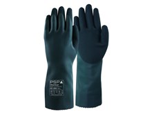 Handschoen PVC geruwd groen 12pr