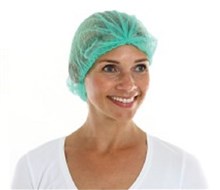 Wokkel baret 53,5 cm non woven clip 10x100st GR