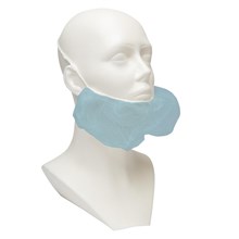 Polyprop baardmasker  2000 st. blauw