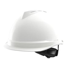 MSA Helm V-Gard 520 korte klep wit