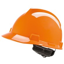 Helm MSA V-Gard 500 Fas-Trac oranje