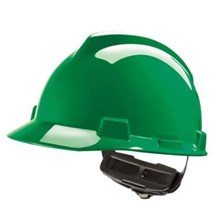 Helm MSA V-Gard 500 Fas-Trac groen