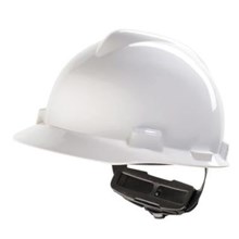 Helm MSA V-Gard 500 Fas-Trac wit
