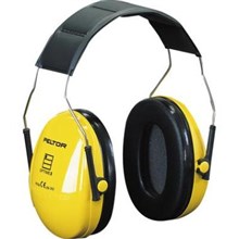 Peltor gehoorkap Optime I H510A met hoofdbeugel geel