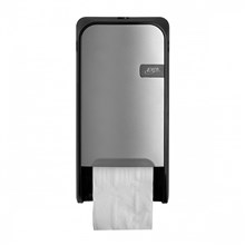 Toiletroldispenser duo doprol Quartz Silver