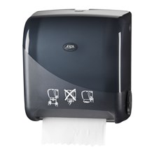 Handdoekroldispenser Matic Autocut pearl zwart