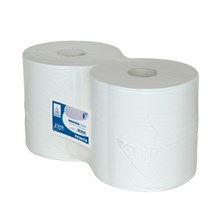 Industrieel papier cellulose 1-lgs 700mx26 cm wit 2rol