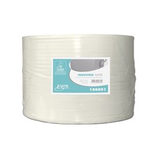 Industrieel papier cellulose 1-lgs 1000mx24cm wit 1rol