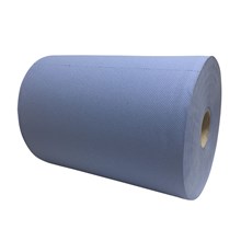 Industrieel papier cellulose 3-lgs 190mx37cm blauw 2rol