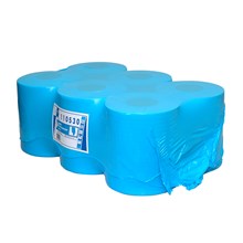 Midi poetspapier recyled 1-lgs 300mx20cm blauw 6 rol
