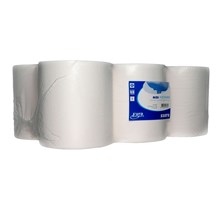 Midi poetspapier cellulose 1-lgs 275mx21,5 cm wit 6rol