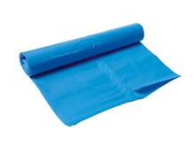 Plasticzak blauw 70x110cm 70my  10 rol a 20stk