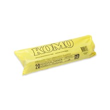 Plasticzak grijs Komo 60x80 55my 20rol a 20stks
