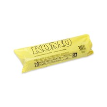 Plasticzak grijs Komo 60x80 55my 20rol a 20stks