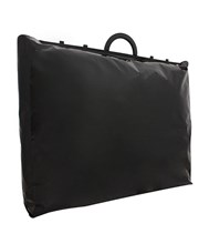 Plastic tas zwart afsluitbaar met beugel 120st.